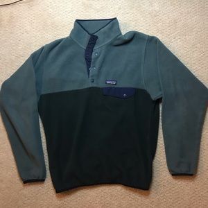 Green Patagonia Synchilla Fleece Pullover